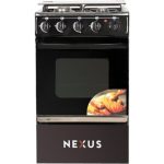 GCCR-NX-5055BC(3+1) GAS COOKER BLACK- IGNITION