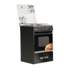 GCCR-NX-5055BC(3+1) GAS COOKER BLACK- IGNITION - Image 2
