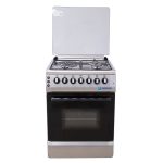 60x60cm Standing Cooker, 3 Gas 1 Elect Burners, High Grade S/Steel Top, Inox Body, Wide Finger Pot Stand, Oven & Grill, Oven Light, Oven Timer, Electric Ignite, Chicken Rotisserie, Oven Timer Knob